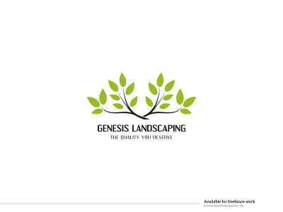 Genesis Landscaping Logo Design
