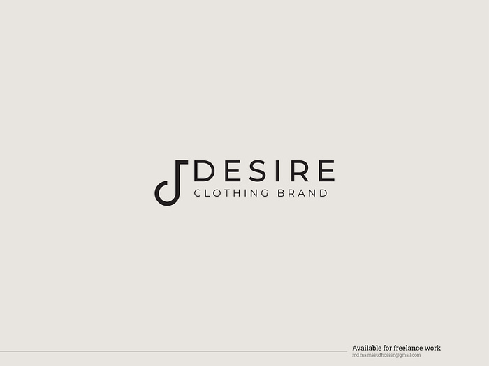 Desire Logo Design by Md Masud Hossen on Dribbble