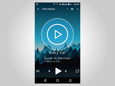 Android Phone Music Ui ui ux