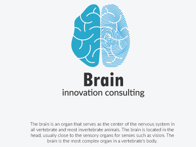Brain brain brain logo fingerprint fingerprint logo illustration logo mind