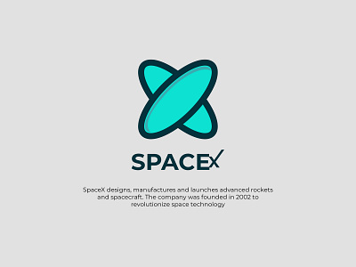 Space X logo illustration logo simple space space exploration space logo spacecraft spacecraft logo