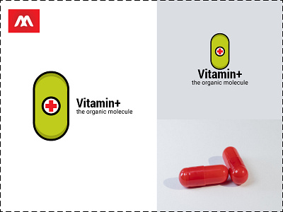 Vitamin+ company logo logo logo 2d logo alphabet logo design medicine medicines vector vitamin vitamins