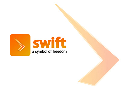 Swift (re-upload) app branding company brand logo company logo freedom logo icon illustration logo swift travel agent travel app travel logo vector