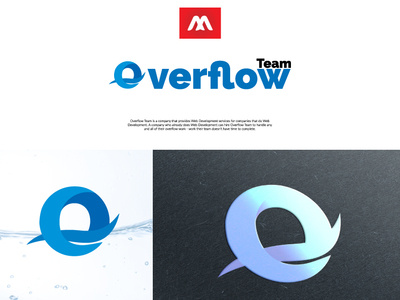 Overflow Team app branding company brand logo company logo design icon illustration logo web