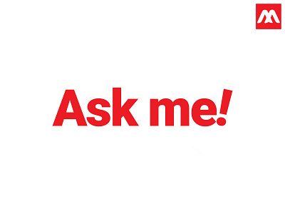 Ask Me logo ! ask askme! branding company brand logo company logo design icon illustration logo typography vector web