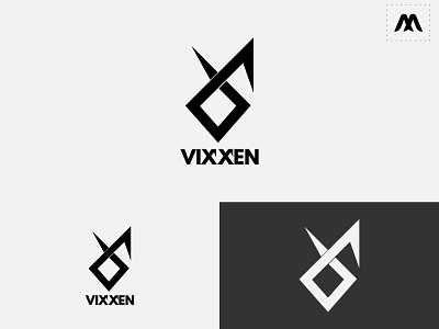 Vixxen Logo branding company brand logo company logo design flat logo icon logo mimimal minimal logo minimalist minimalist design minimalist logo typography vector vixxen vixxen logo xx logo