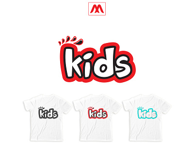 Kids baby baby logo baby t shirt branding cartoon cartoonic design cartoons company brand logo company logo design icon illustration kids illustration kids logo kids t shirt logo love t shirt typography vector