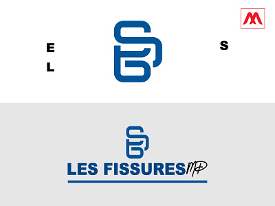 Les Fissuresmd branding company brand logo company logo fissures fiverr fiverr.com fiverrgigs fiverrs les fissures less logo logodesign typography vector