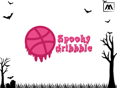 Hello Spooky dribble creative design design for dribbble designer designs drawing dribbble gost hello illustration vector