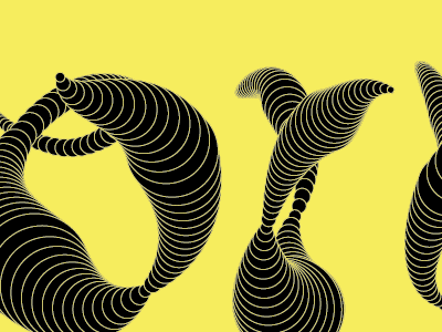 Earth Worm Typeface experimental generative sci fi type design typography