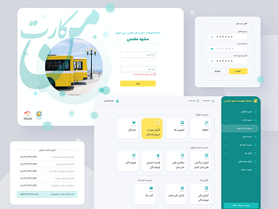 Bus schedule dashboard cards change password dashboard design login page password report ui ux