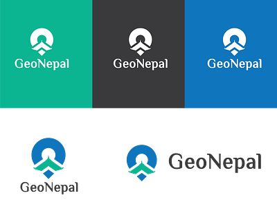 GeoNepal Logo Design and Visual Identity branding growinnova logodesign nepali visual identity