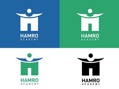 Logo and visual identity design for 'Hamro Academy' branding creative agency design designer graphicdesign growinnova hamro academy identity logo logo and branding logodesign logomark nepal nepali design vector vector logo vector logomark design visual visual identity