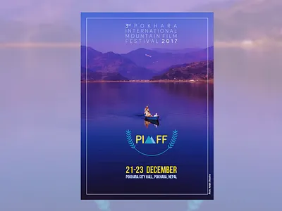 Poster PIMFF 2017 designer festival film from logo nepal poster