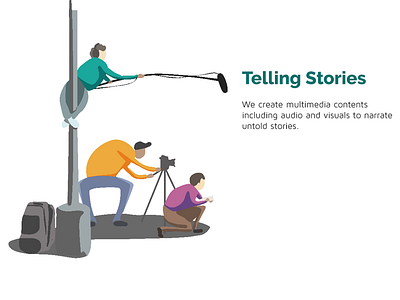 Telling Stories branding design designer growinnova identity illustration nepal ui vector