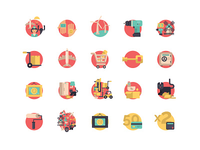 Icon Set №1 2d design flat game game design icon illustration ui vector