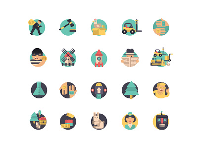 Icon Set №2 2d design flat game game design ui vector