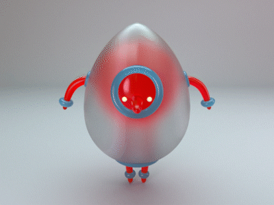 HAPPY EASTER ! c4d character corona easter egg render