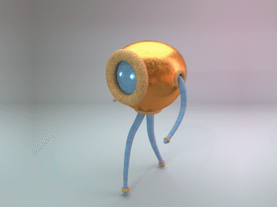 Nautilas Giff animation c4d character dailyrender walkcycle