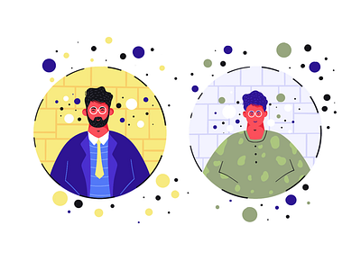 People avatars illustration