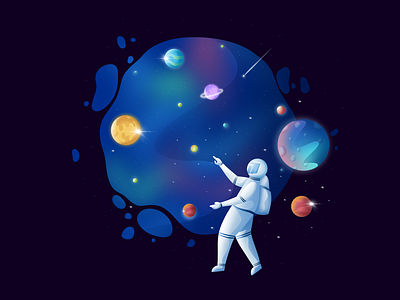 Space illustration