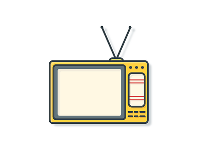 Tv Icon art design graphic design icon artwork illustration illustration art television tv tv icon tv logo