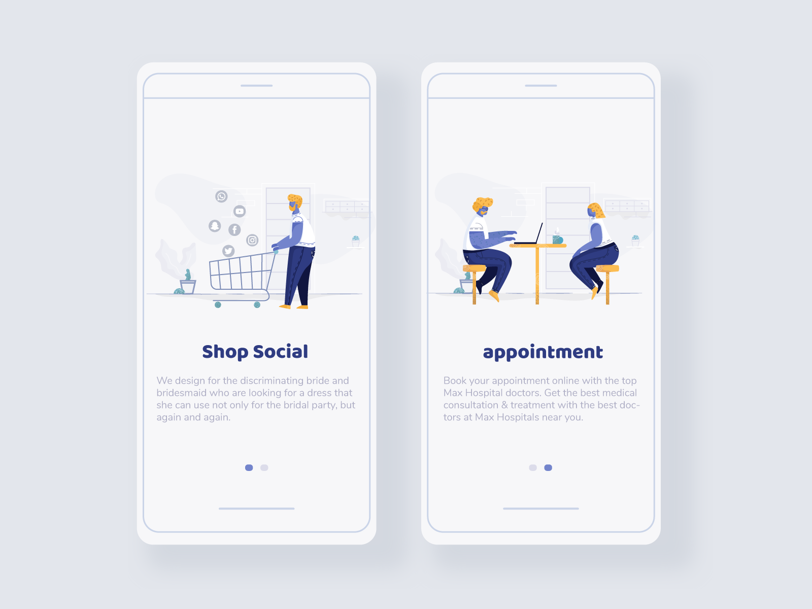 Onboarding screen by Manoj Jadhav on Dribbble