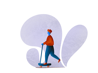 Skating illustration
