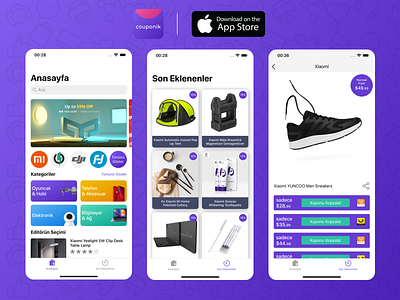couponik - iOS Application app design interface ios product ui ux