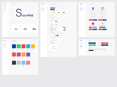 StablePOS - Design System app b2b cloud components design flat interface ios ipad minimal mobile point of sale pos product saas system typography ui ux