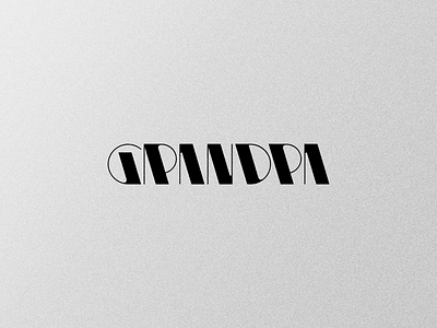 Grandpa Fashion Label #2 fashion logo typography