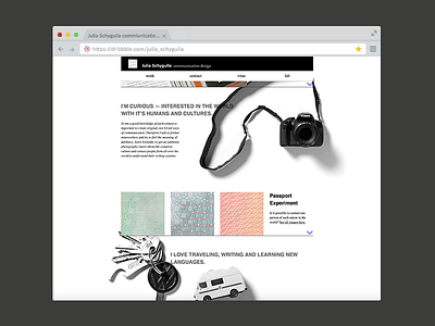 juliaschygulla.com | Portfolio Website portfolio typography ui ux web webdesign
