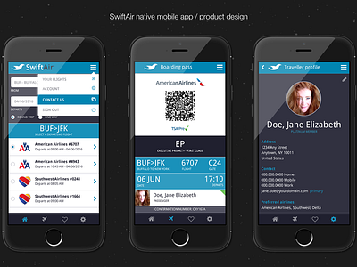 SwiftAir Native Mobile App