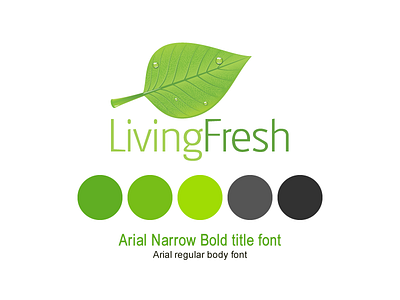 Green company corporate identity brand color palette identity illustration logo