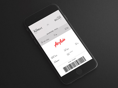 Digital Boarding Pass - Mobile animation app brand branding design illustration ios landingpage loginscreen logo minimal mobile mobileapp profile type typography ui ux vector web