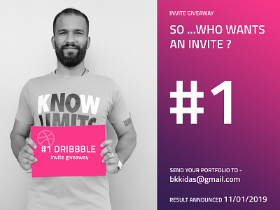 Dribbble  Invite Giveaway