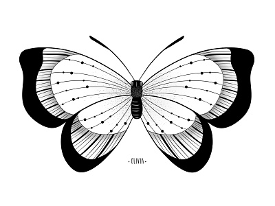 Butterfly1 art arte black conceptart desing digital el illustration ilustracion postcard salvador