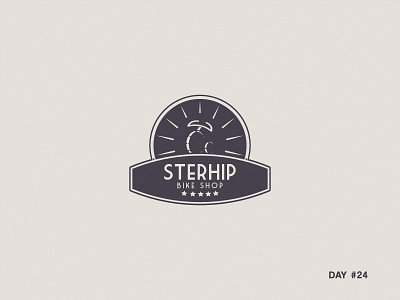 Daily Logo Challenge: Day 24 Bicycle Shop bicycle bikes dailylogo dailylogochallenge day24 justforfun shop sterhip