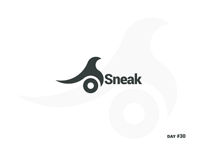 Daily Logo Challenge: Day 30 company dailylogo dailylogochallenge day30 justforfun sneak sneaker