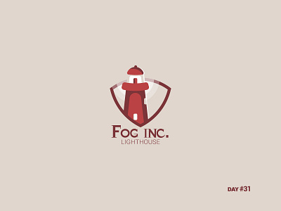 Daily Logo Challenge: Day 31 dailylogo dailylogochallenge day31 fog inc justforfun lighthouse
