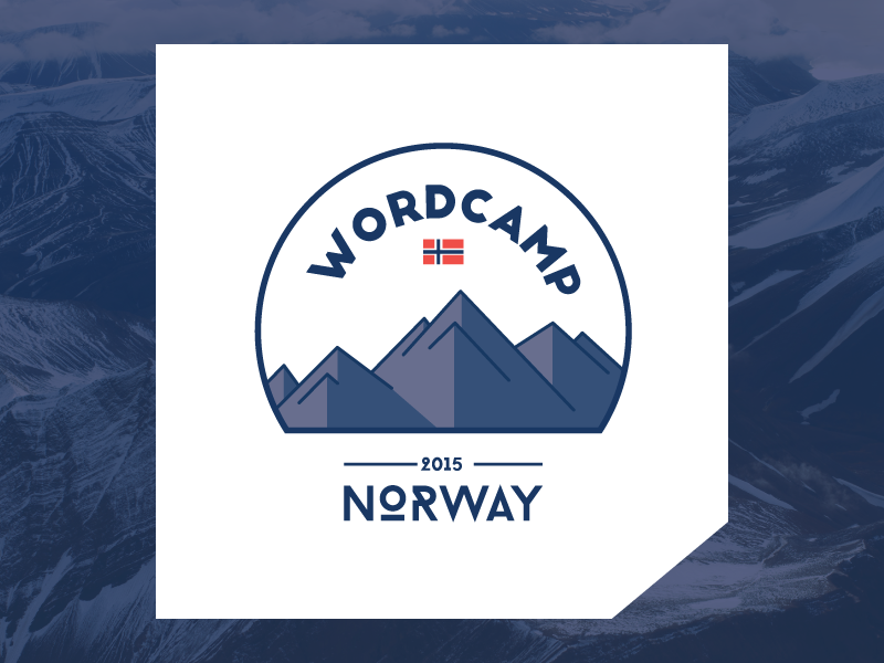 WordCamp Norway 2015 Logo wordpress logo wordcamp norway norge