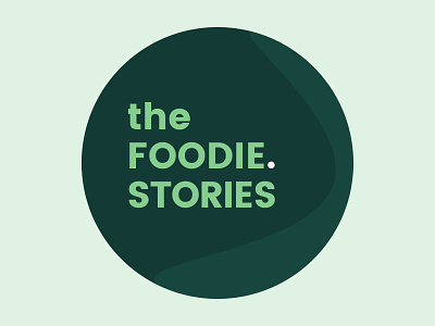 The Foodie.Stories foodie green logo