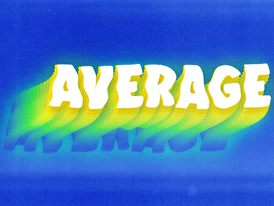 average abstract design typogaphy typography