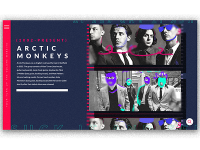 the chicken or the dickhead arctic arctic monkeys collage design ui ui ux ui design uiux ux uxdesign