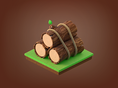 Wood logs