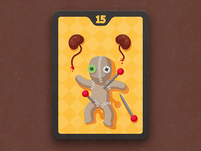 voodoo doll for card game