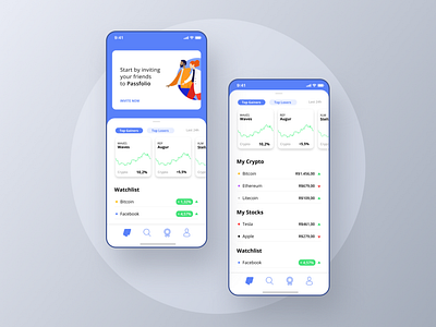 Crypto/Stock Financial App