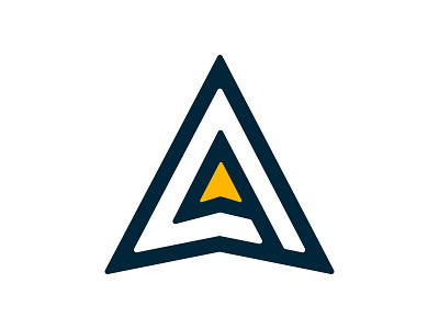 Unused Lift Academy Logo academy aviation flight logo pilot plane school training triangle