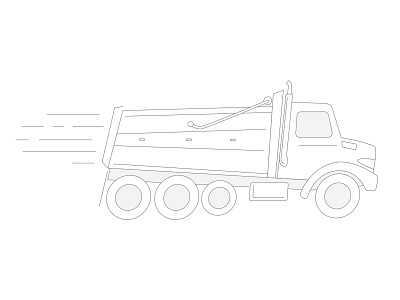 Dump Truck Illustration/Icon construction dump truck haul icon illustration truck work