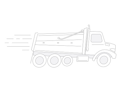 Dump Truck Illustration/Icon